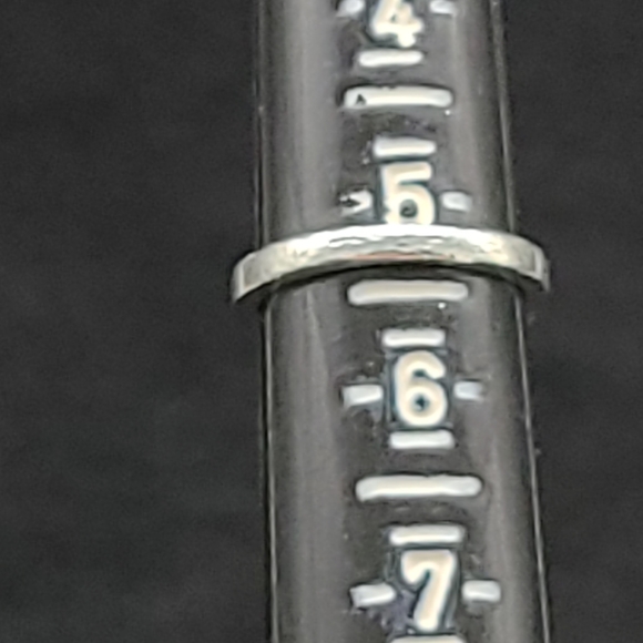 Vintage Native American Sterling Turquoise Coral Ring Leaf and Raindrops Design - Picture 10 of 11